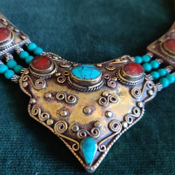 Hand-Crafted Tibetan Necklace - Picture 4 of 5